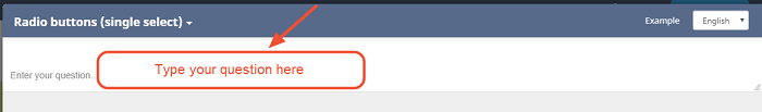 type your question